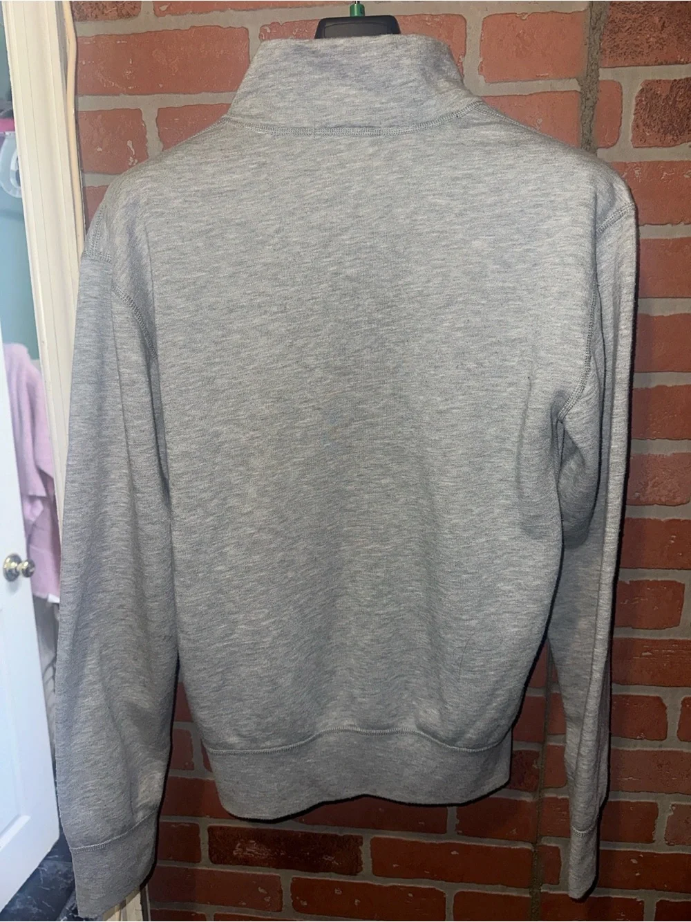 Polo by Ralph Lauren Light Gray Quarter-Zip Pullover